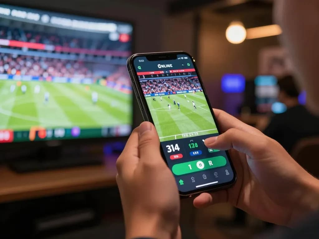 Place live bets using 789win's mobile app during an exciting sports game