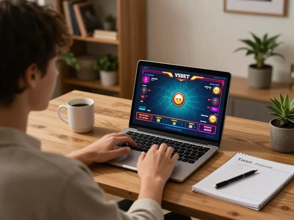 Engaging gameplay on vsbet interface while comfortably gaming online at home