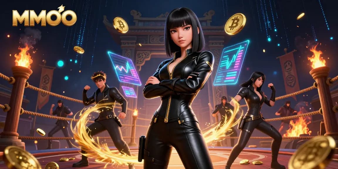 Experience thrilling gameplay at MMOO with our stunning 3D casino illustration featuring unique elements.