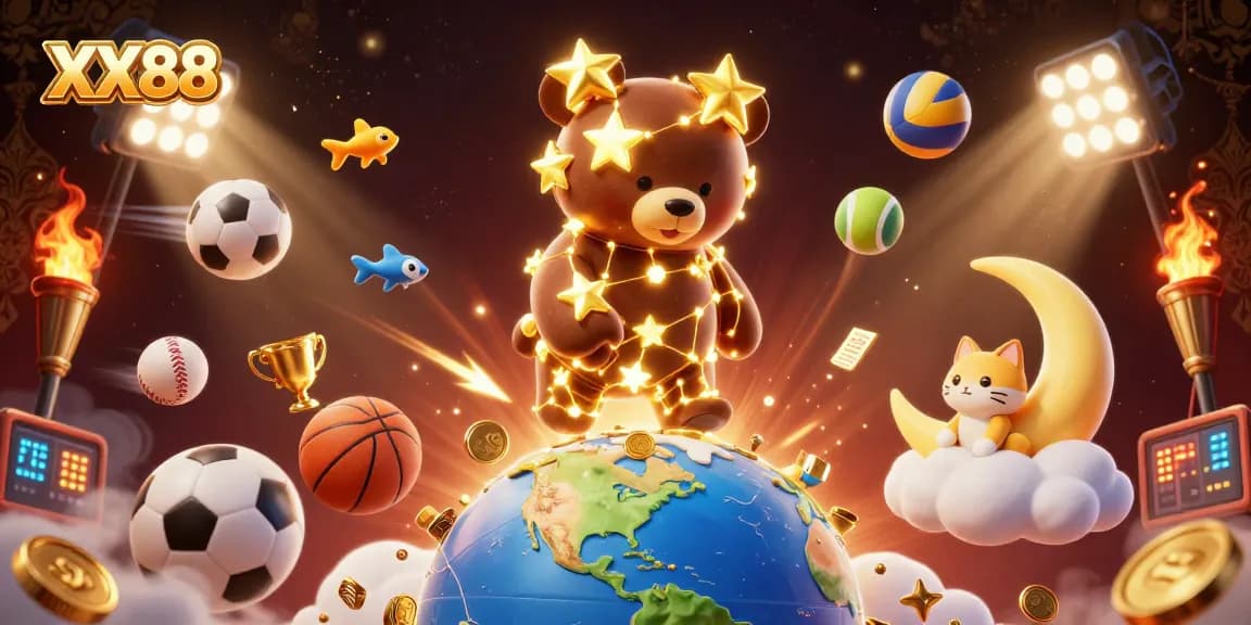 Experience the thrill of winning at XX88 with dynamic sports elements and vibrant casino energy.