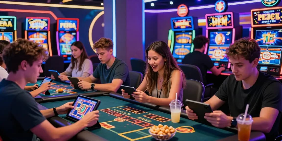Exciting gaming scene at https://7899club.com/ with diverse players engaged in vibrant casino games.