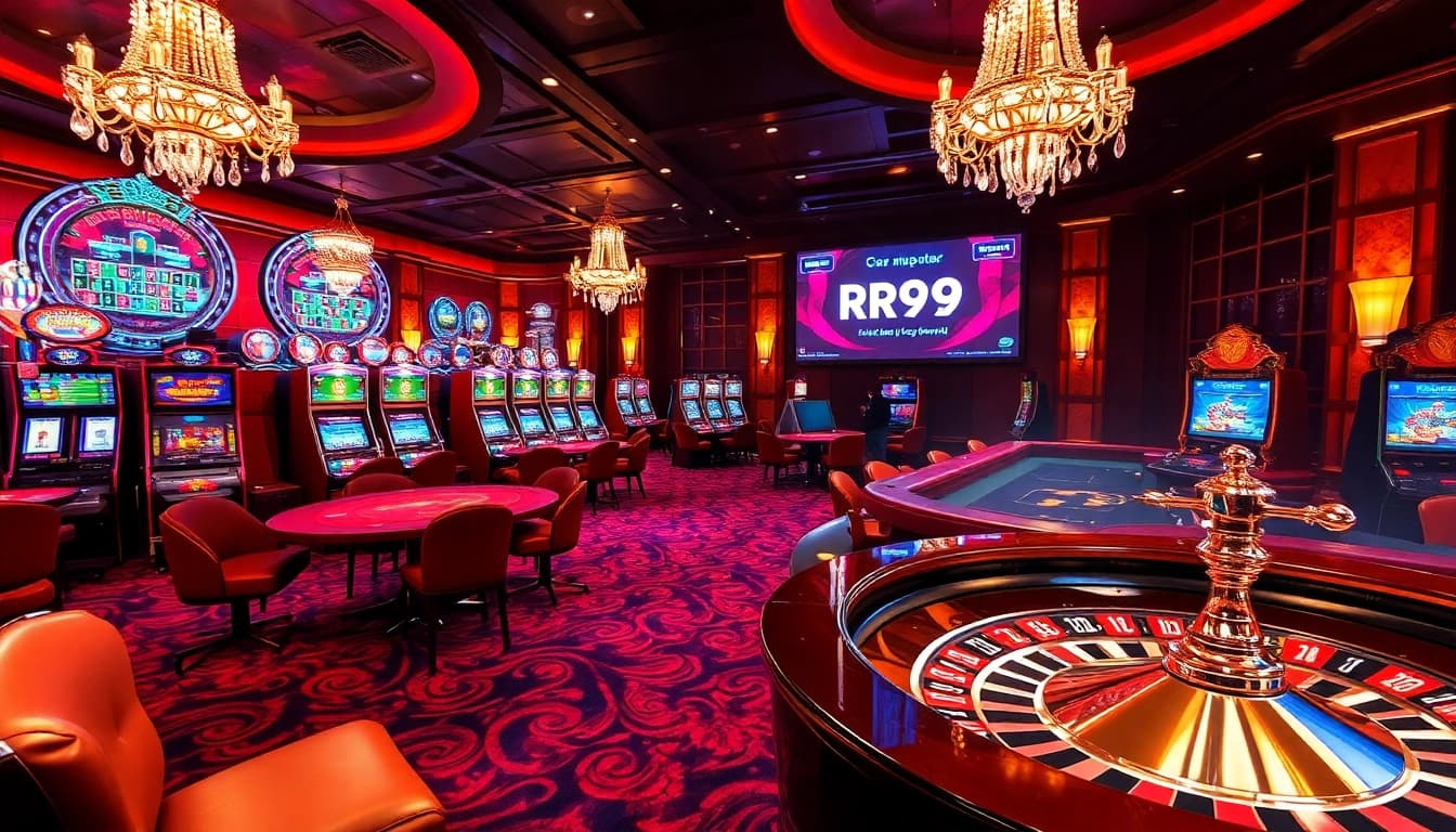 Experience lively gameplay at https://rr9988.net/ with vibrant casino tables and competitive gamblers.
