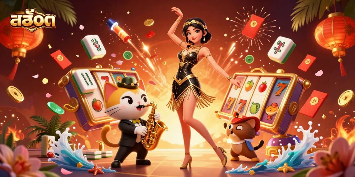 Engage in exciting สล็อต action with vibrant slot reels and immersive casino elements.