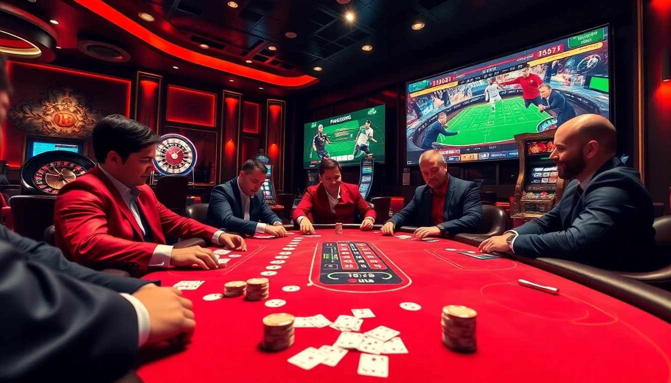 Engage with live sports betting at https://luongson171.tv/ featuring high-stakes poker and vibrant casino tables.