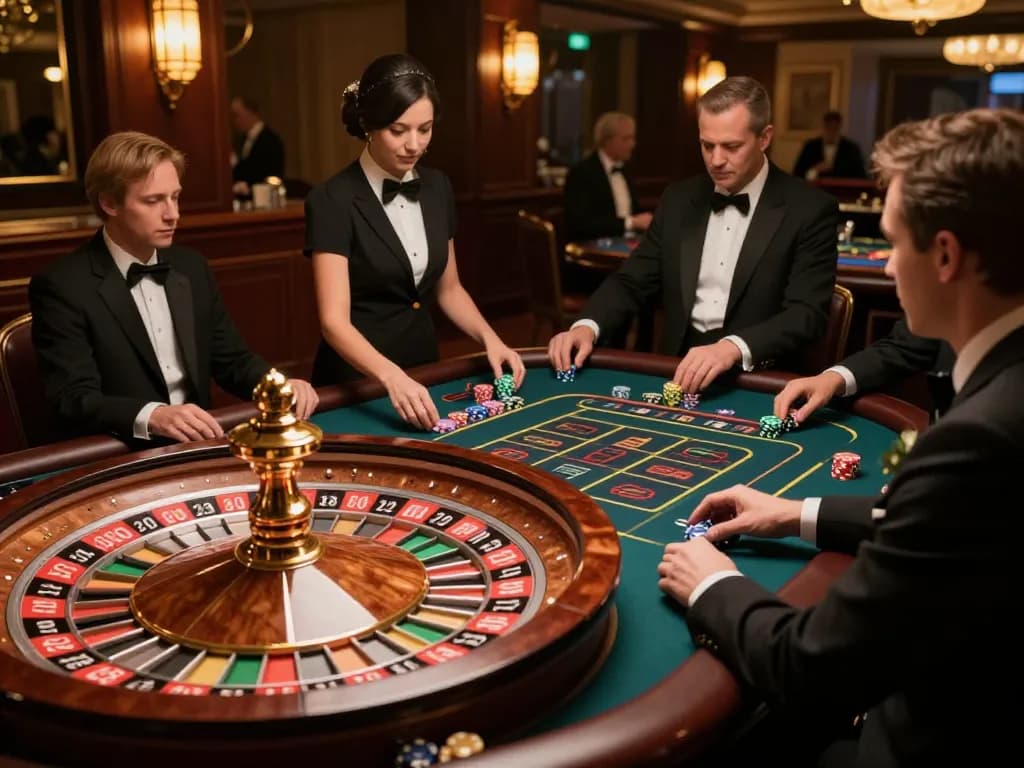 Engaged players placing bets at roulette table in elegant casino setting, showcasing strategic gameplay at https://www.bearcreekwatershed.org/macroinvertebrates.