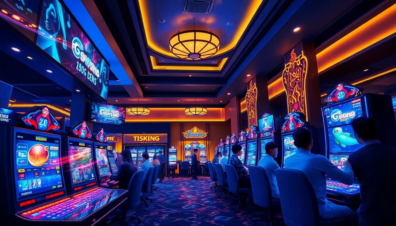 Exciting gaming scene at 69 VN 11, showcasing diverse games and dynamic players.