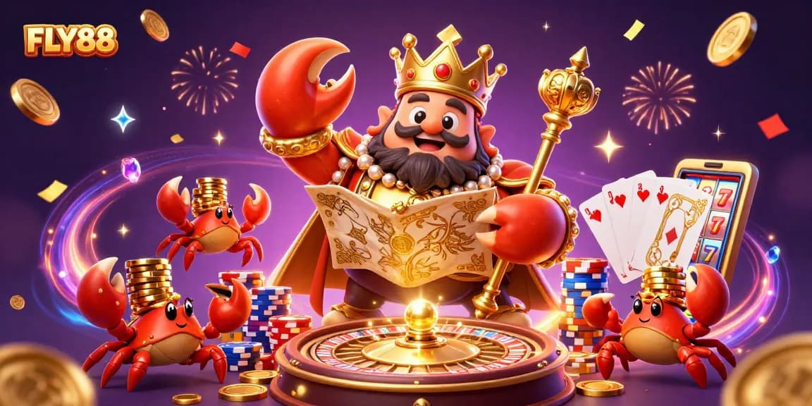 Experience FLY88 with exciting gameplay and golden treasures in a dynamic online casino scene.