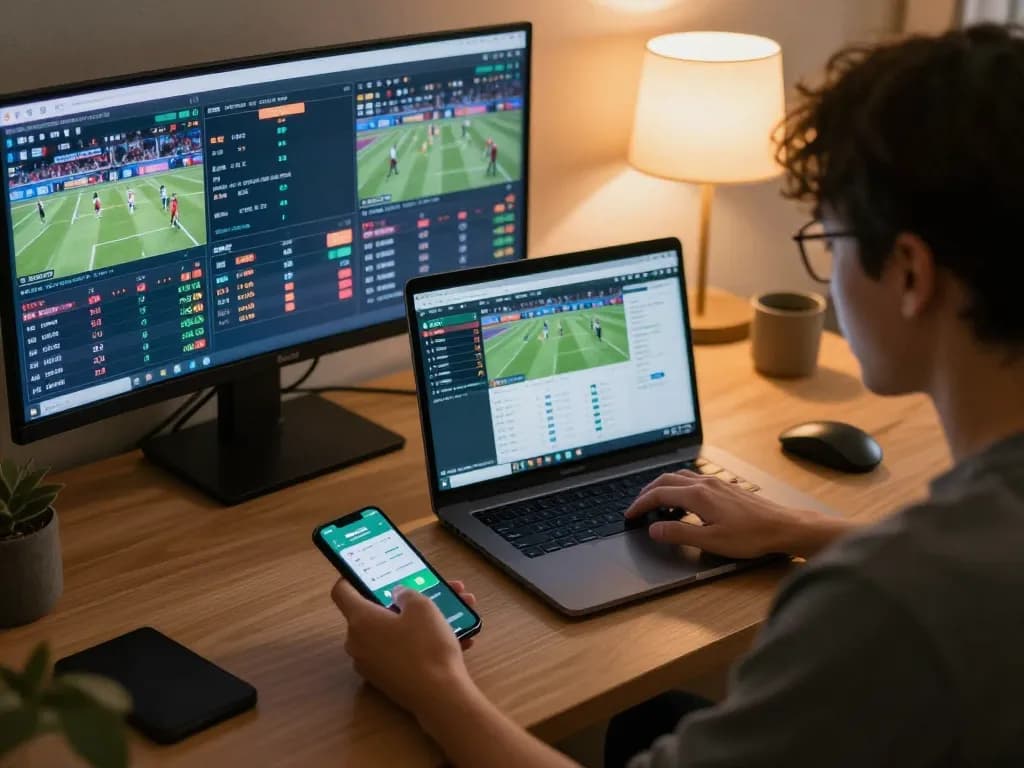 Betting live on trang chủ 79king showcasing a person analyzing sports odds and strategies