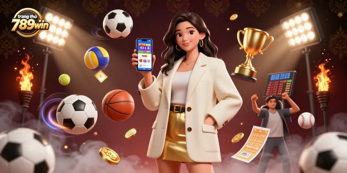 Engage with the esports landscape on trang chủ 789win, featuring a vibrant casino scene filled with sports elements.