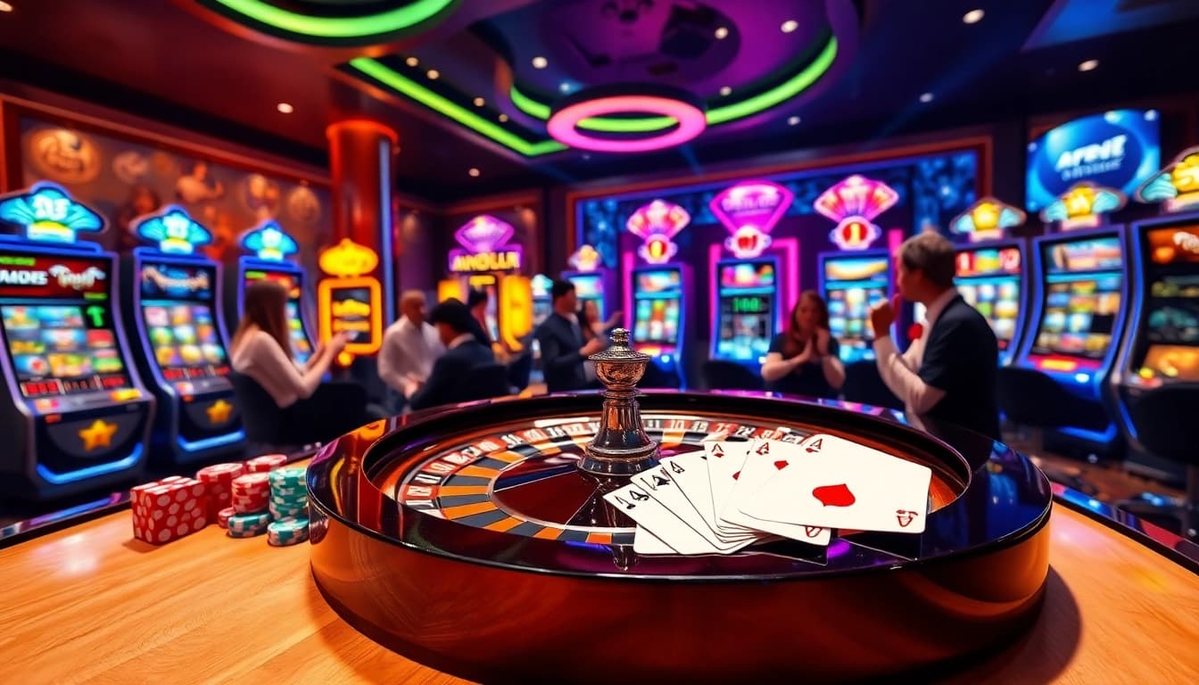 Experience the thrill of AF88 game with vibrant casino tables and dynamic betting action.