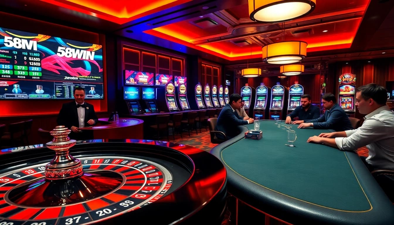 Experience the thrill of online gambling at https://58win.watch/ with vibrant casino visuals.