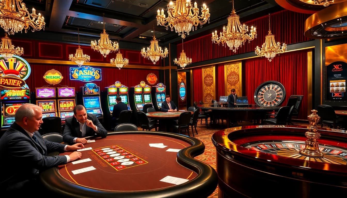 Experience thrilling gambling at https://urr88.com/ with dynamic poker games and vibrant casino ambiance.