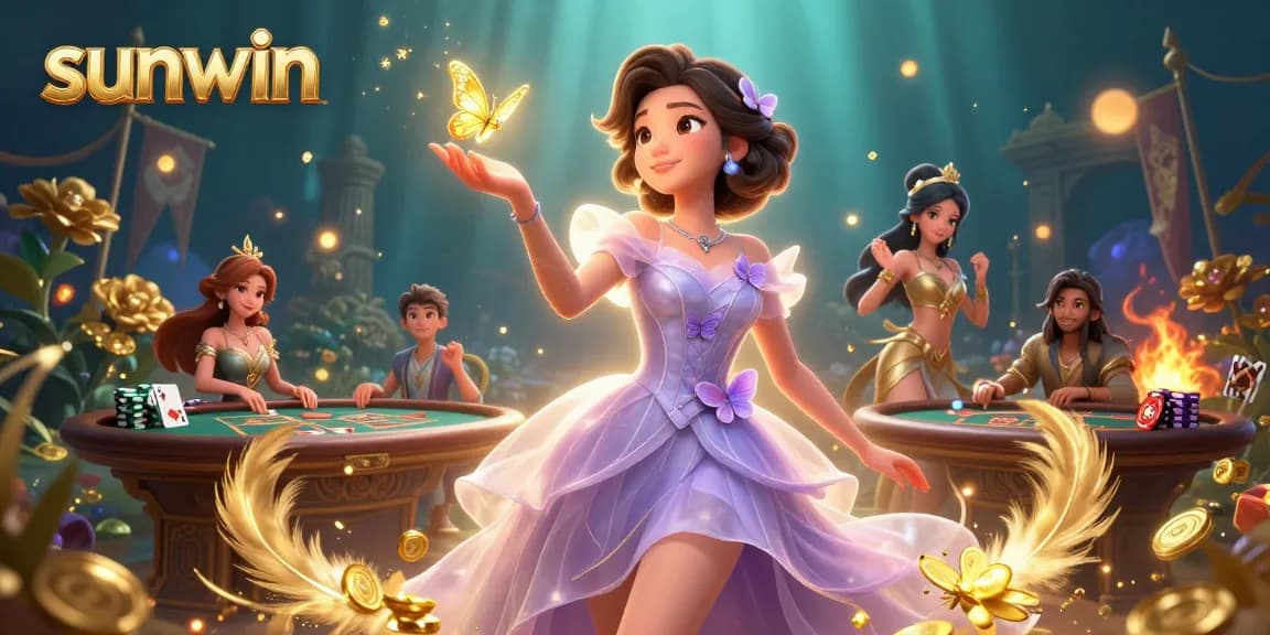 Experience thrilling gameplay at sunwin with vibrant casino elements and detailed 3D illustration.