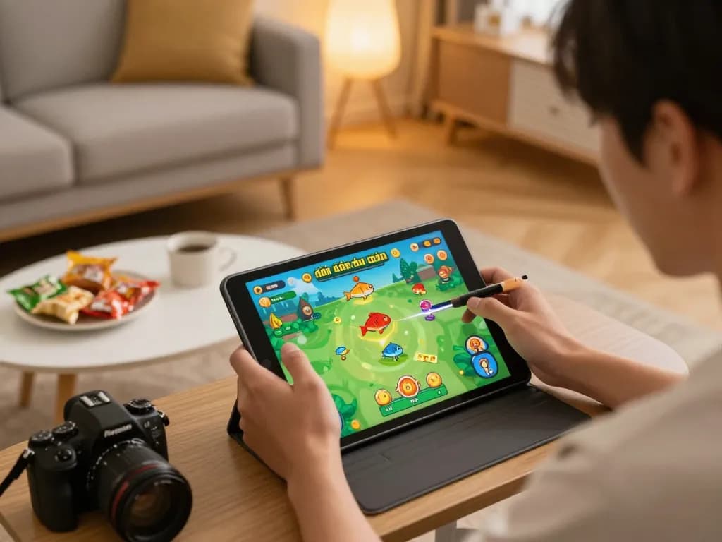 Bắn cá đổi thưởng game session with a player focused on winning big rewards in an online setting.