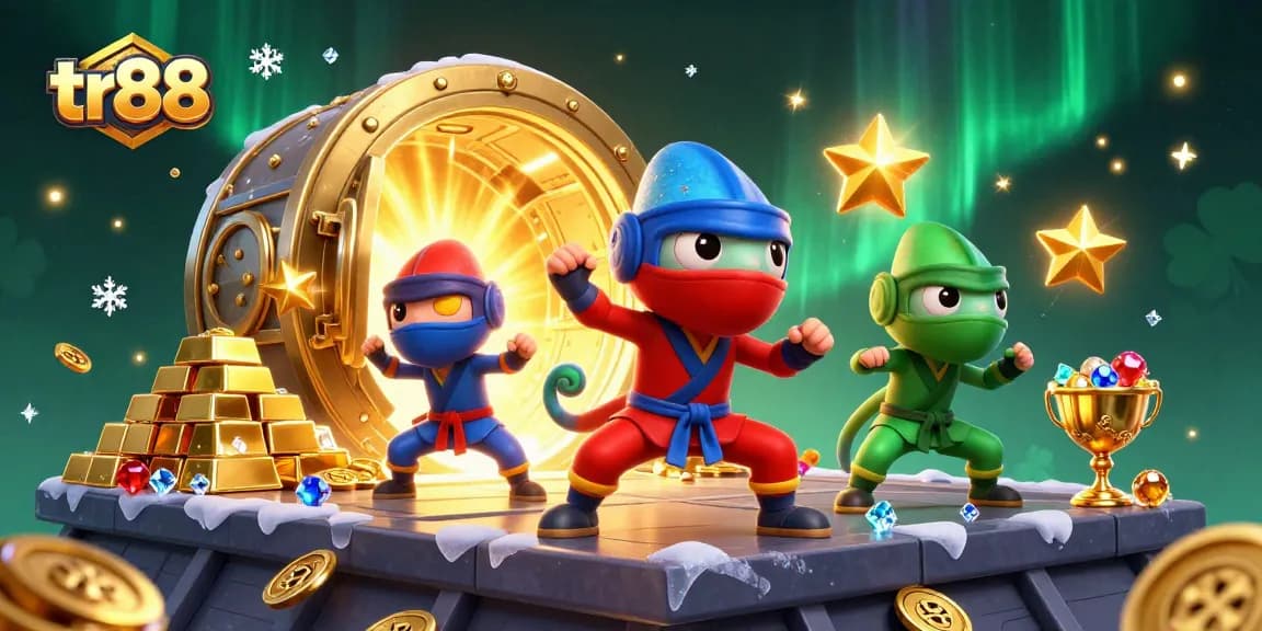 Experience action like never before with tr88's thrilling casino adventures featuring vibrant ninja chameleons.