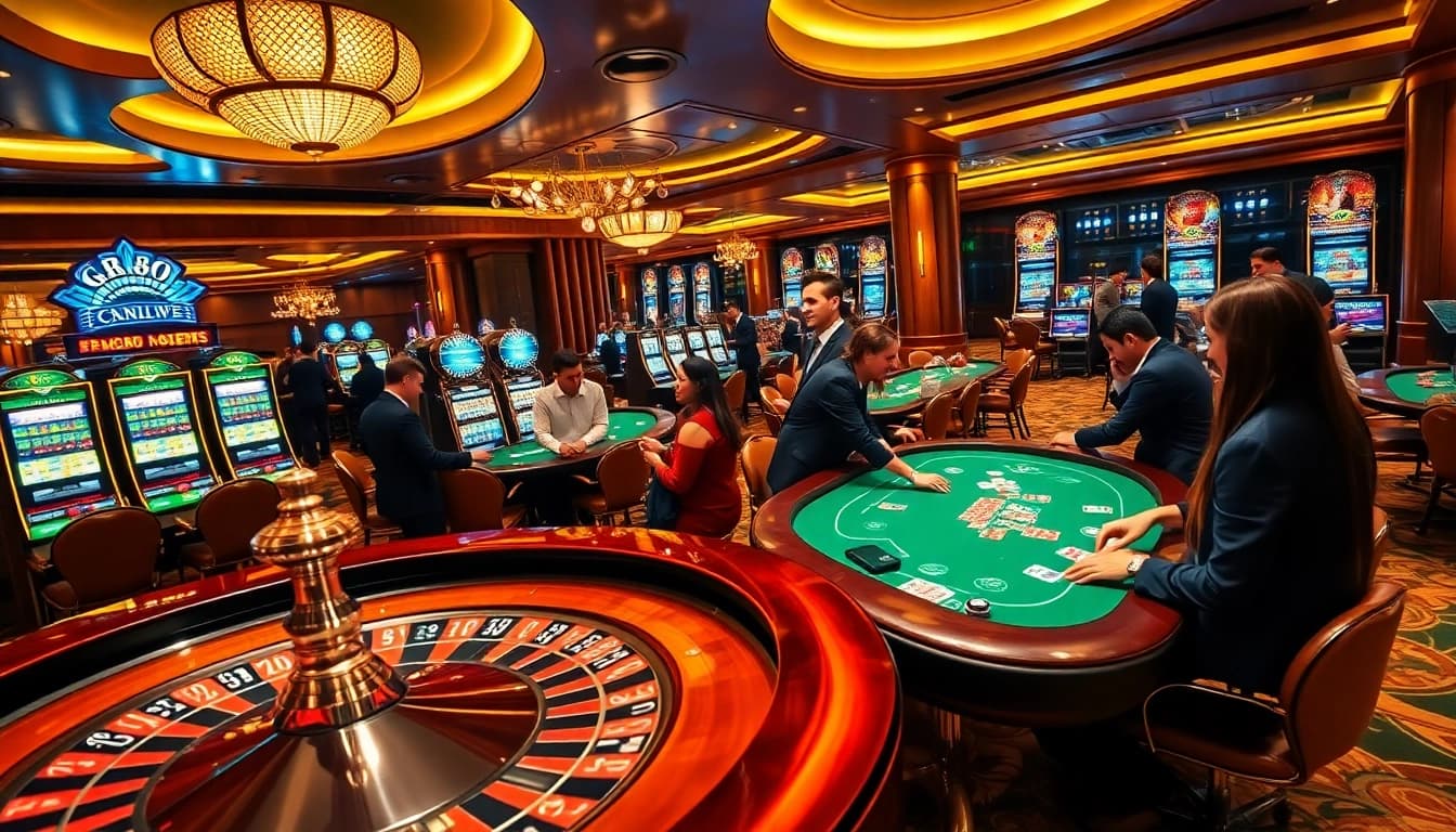 Experience the excitement of QQ88 COM with luxurious casino visuals showcasing thrilling gameplay and vibrant atmosphere.