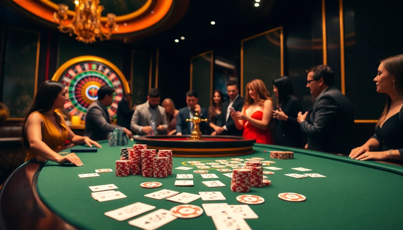 Experience the thrill of gaming at Hitclub, where vibrant poker chips and cards await.
