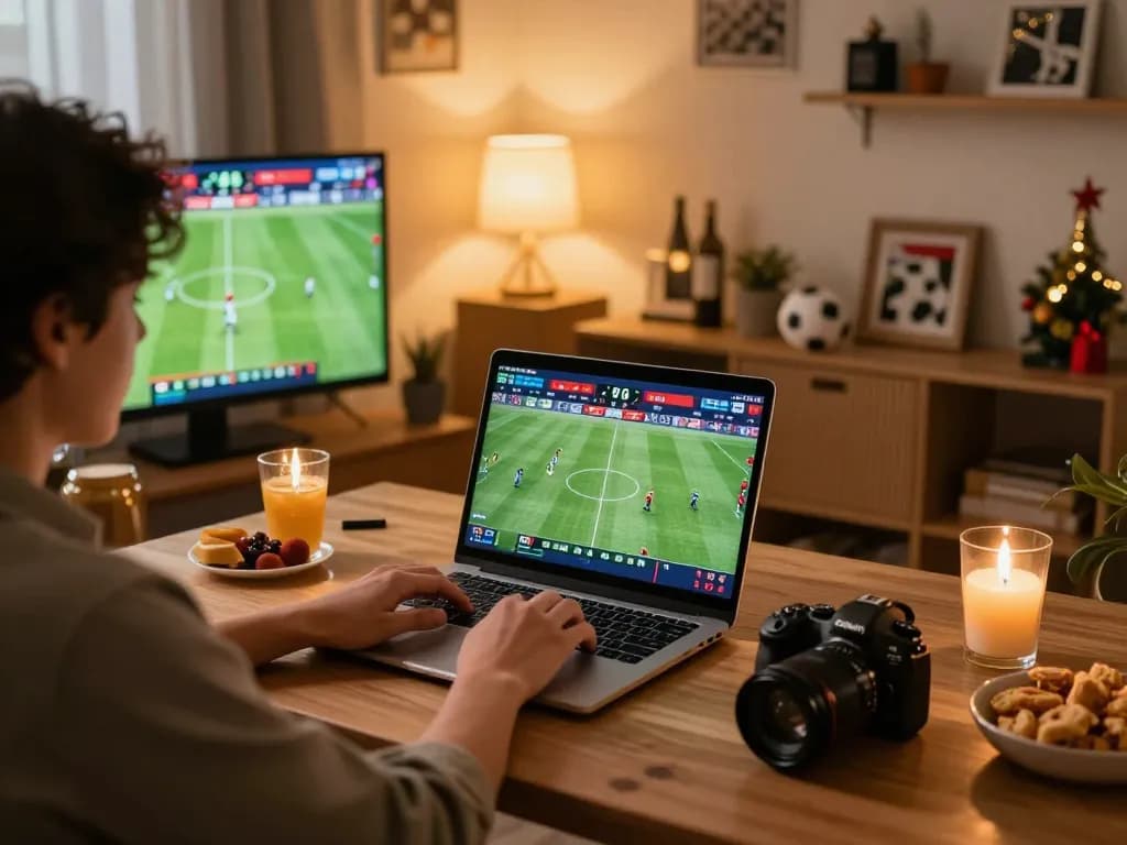 Engaging in online sports betting using TR88 link for live game odds at home.
