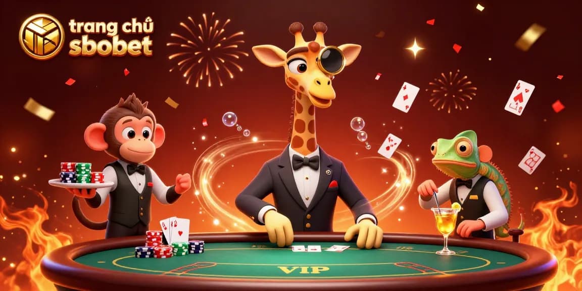 Experience winning at trang chủ sbobet with vibrant 3D casino elements and characters.