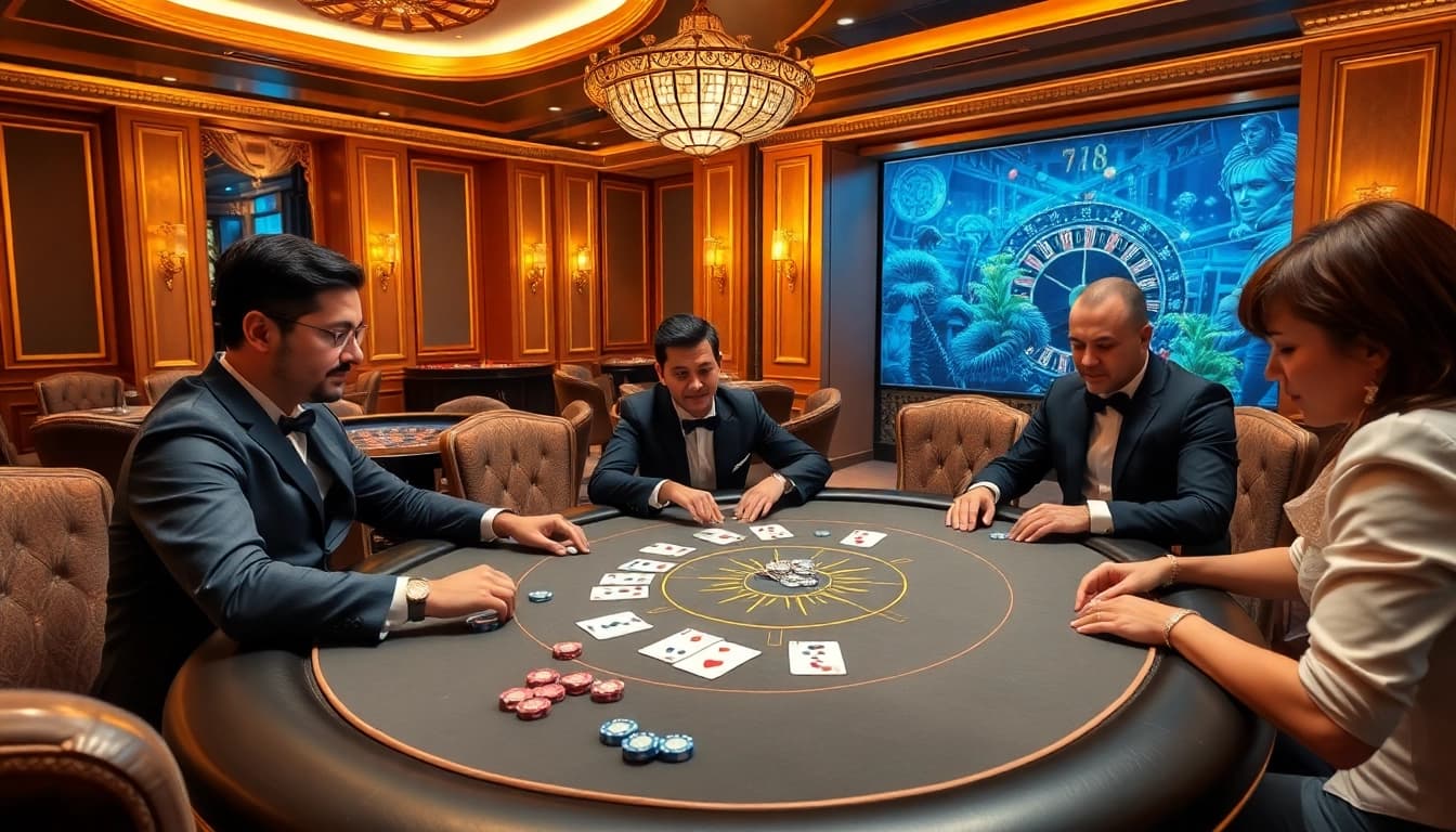 Experience the thrill of playing poker at 789bet's luxurious casino.