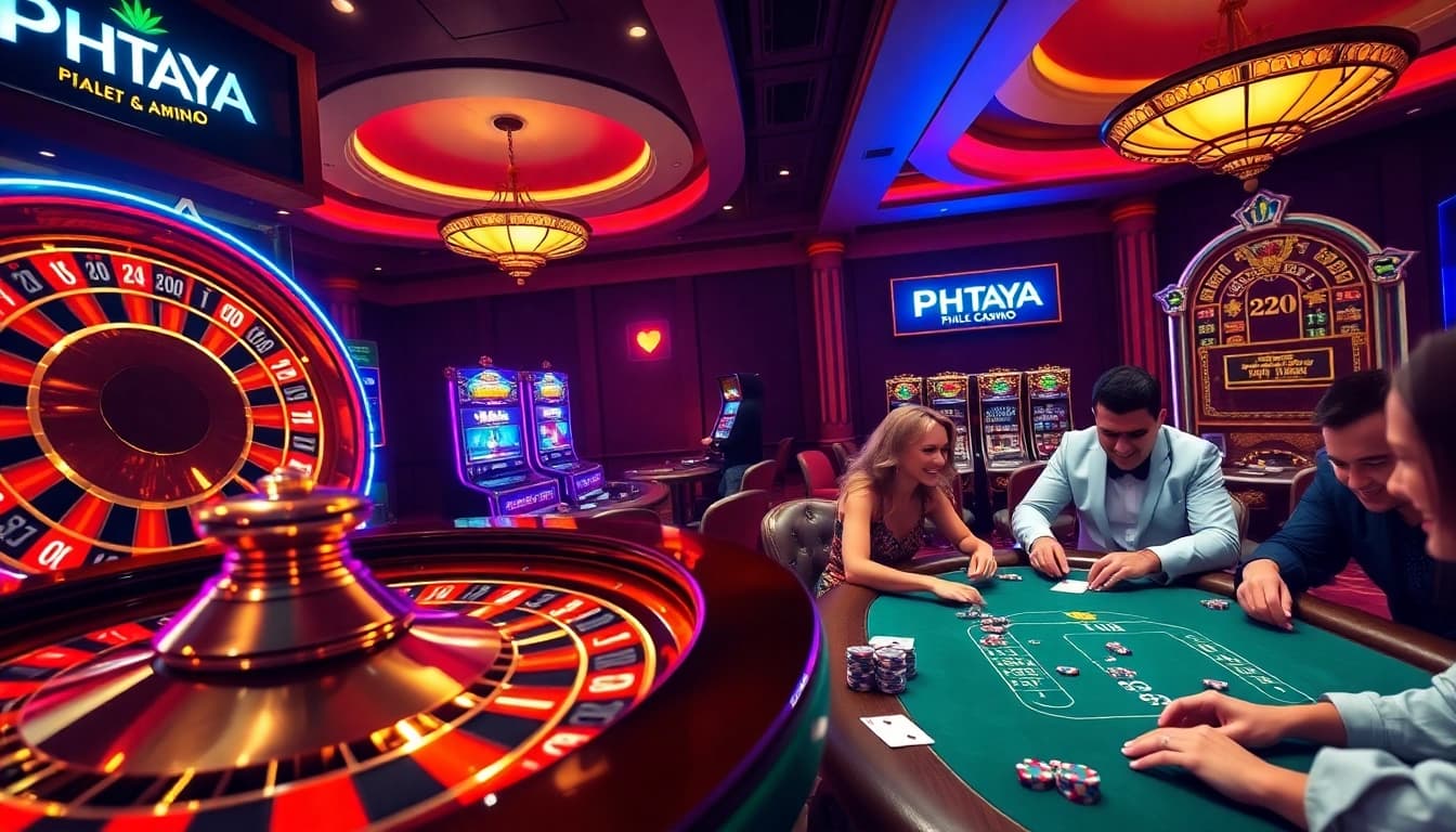 PHTAYA gamers enjoy high-stakes action at a luxurious online casino with exciting games.