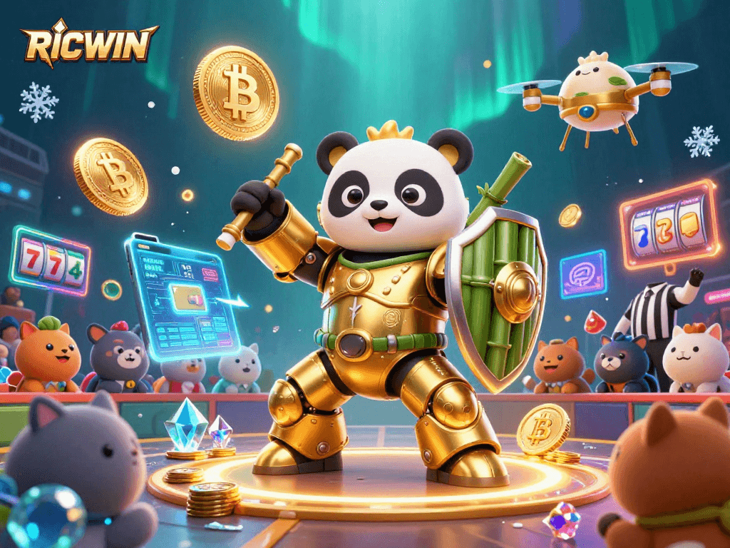 Join the RICWIN adventure in a vibrant 3D casino showdown filled with action and excitement!