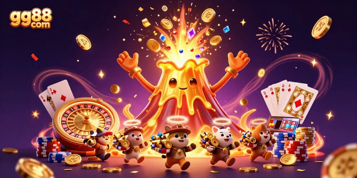 Experience the thrills of gg88 com as golden treasures burst forth in a vibrant casino adventure.