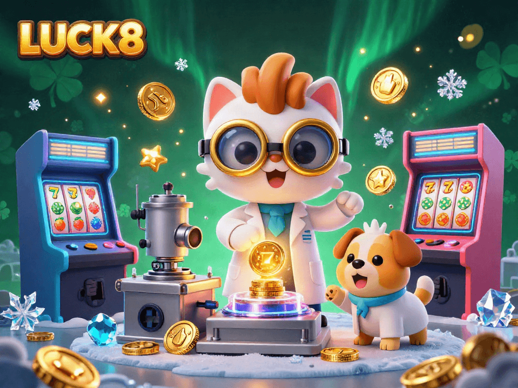 Khám phá LUCK8 và cỗ máy sao chép tiền xu trong một sòng bạc đầy màu sắc