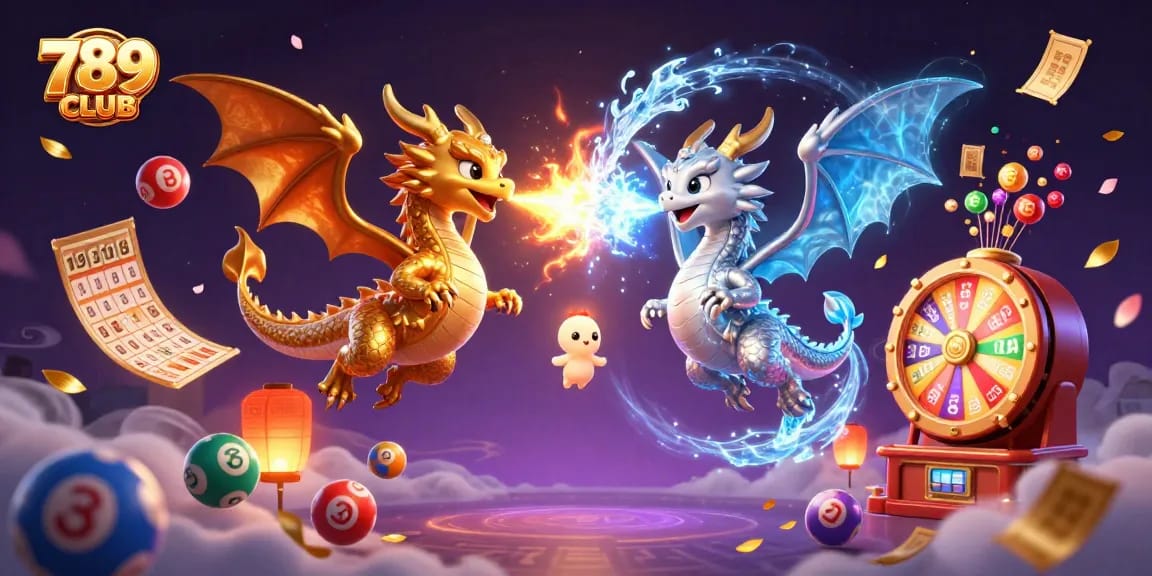 Experience thrilling adventures at 789 CLUB with dynamic dragons, vibrant lottery elements, and immersive casino features.