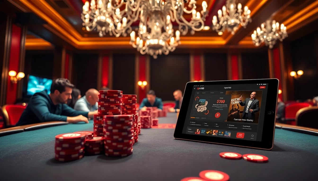 Experience thrilling poker action at open88.gg with luxury chips and players in high stakes.