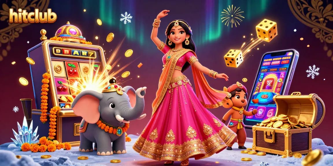 Experience the thrill of hitclub with vibrant casino elements and dazzling 3D characters in action.