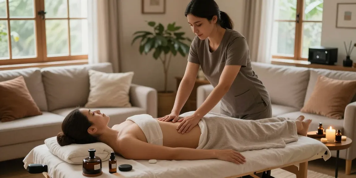 창동출장마사지 home massage therapy with relaxing ambiance and gentle techniques