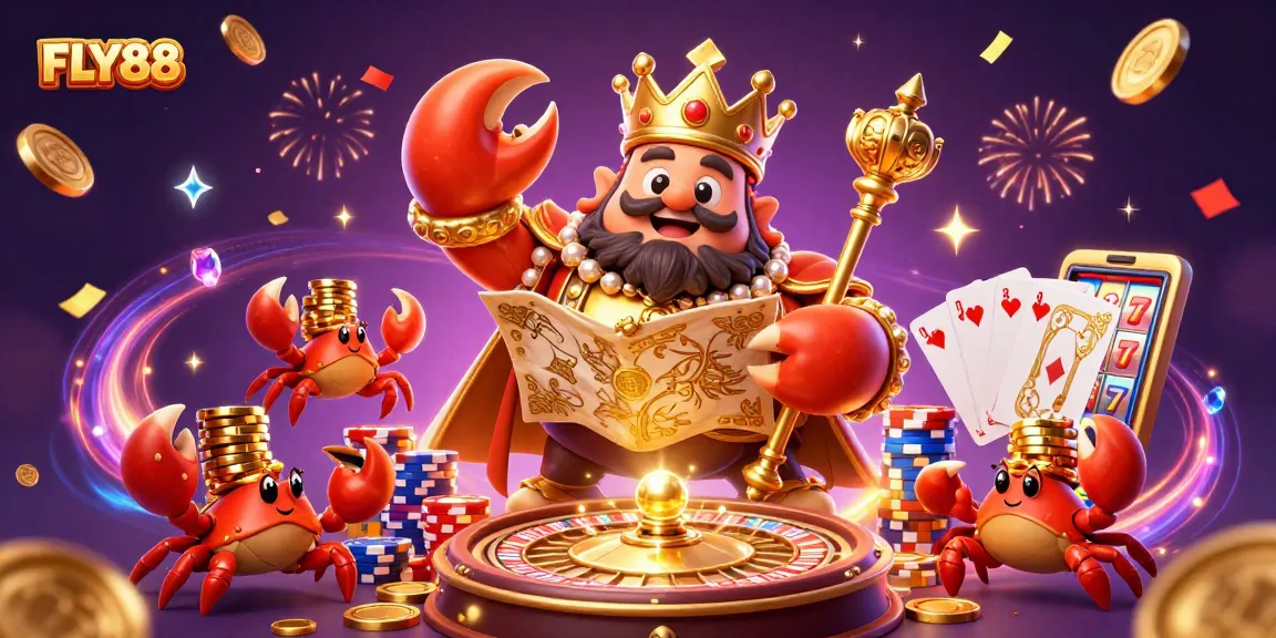 Experience FLY88 with exciting gameplay and golden treasures in a dynamic online casino scene.