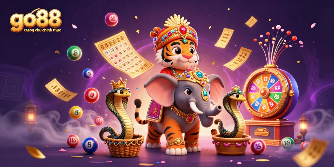 Experience the excitement of go88 trang chu chinh thuc with our vivid lottery-themed illustration.