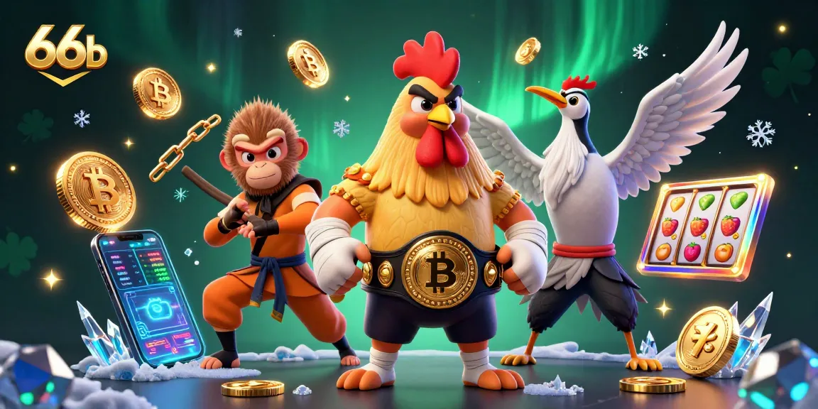 Engage with the thrilling world of 66b casino gaming featuring vibrant characters and slot elements.