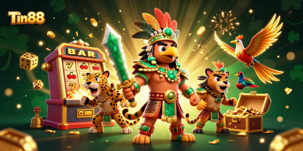 Join the excitement at Tin88 with a dynamic jackpot explosion from a 3D slot machine!