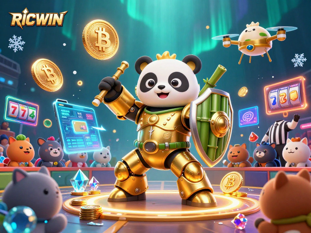Join the RICWIN adventure in a vibrant 3D casino showdown filled with action and excitement!