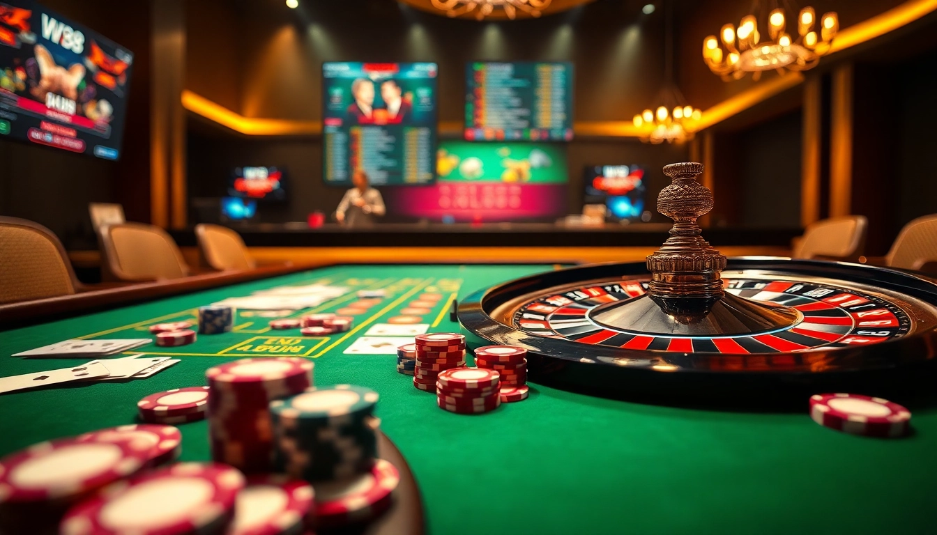 Experience the excitement of gambling at ww88 with vibrant casino tables and live action.