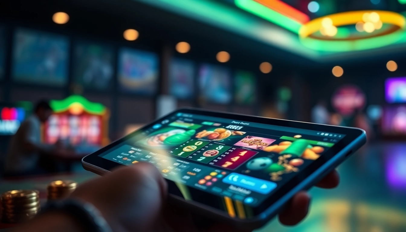 Vibrant online gaming scene featuring a tablet displaying 888b.bet, showcasing exciting sports betting and casino games.