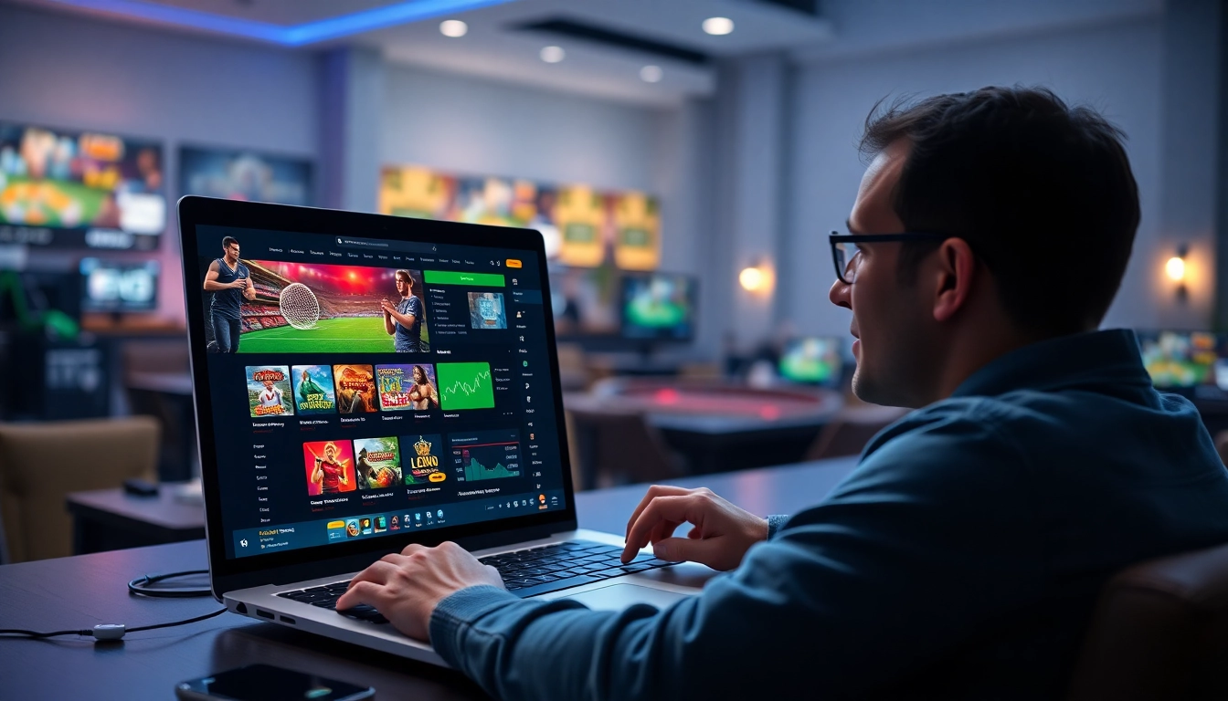 Exciting online betting experience at stimmgewitter.org showcasing vibrant gaming interface.