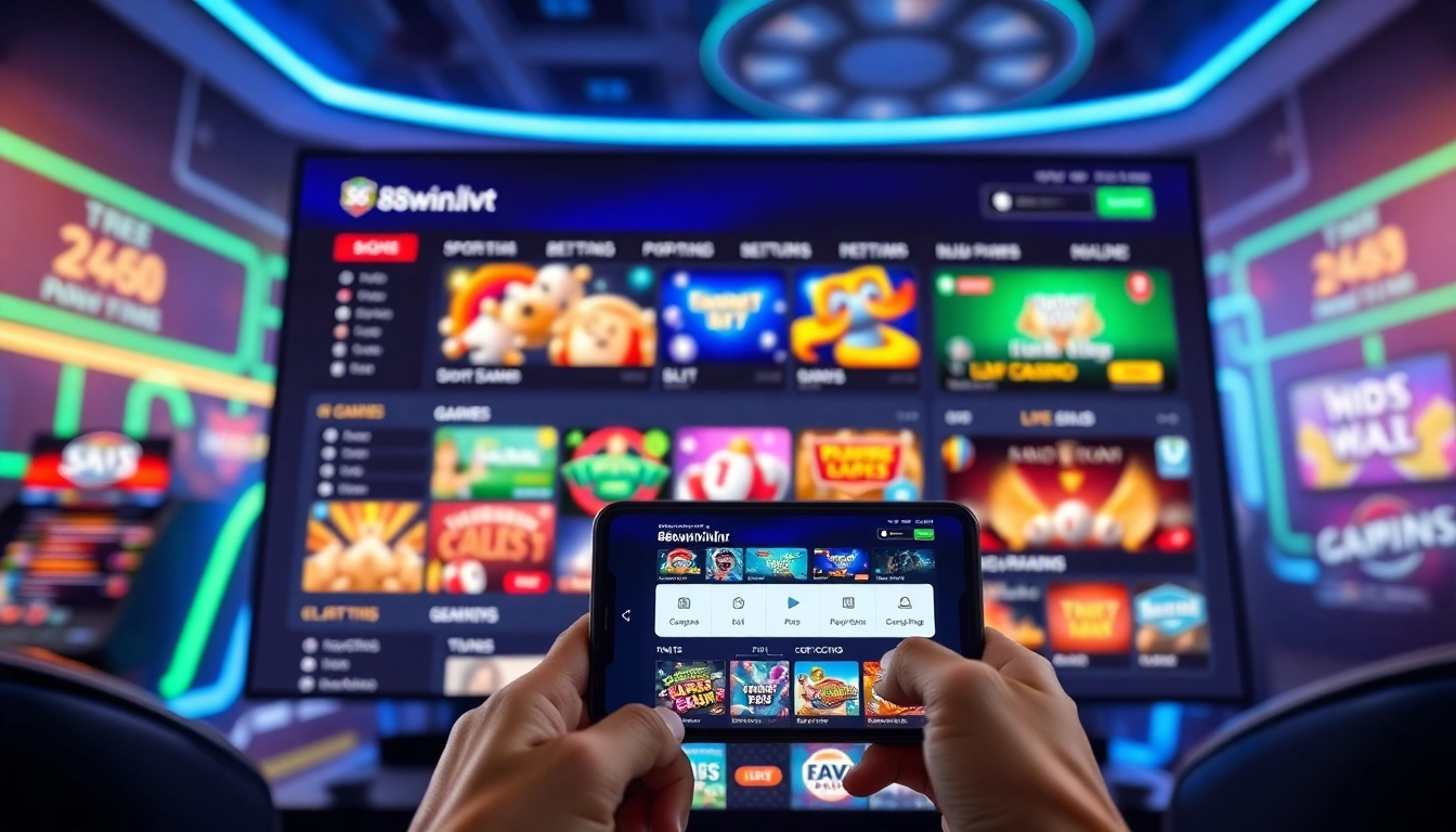 Engaging online gambling experience on 98winwin.live with vibrant interface and gaming options.