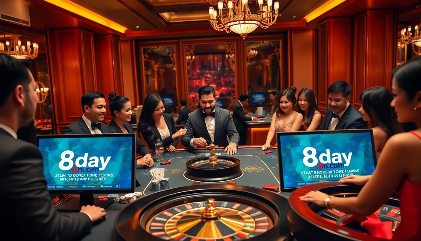 Experience the thrill of gambling at 8day.cn.com with professional dealers and vibrant casino games.